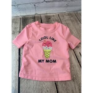 CARTER’S Girl’s Pink Rashguard Swim Top / Size: 18 Months